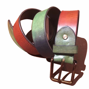 Vintage Men's Casual Bronze Pin Buckle Belt