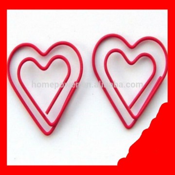 The cheapest sweety heart Shape promotion Paper Clip