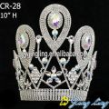 latest big stone tiara rhinestone pageant crown