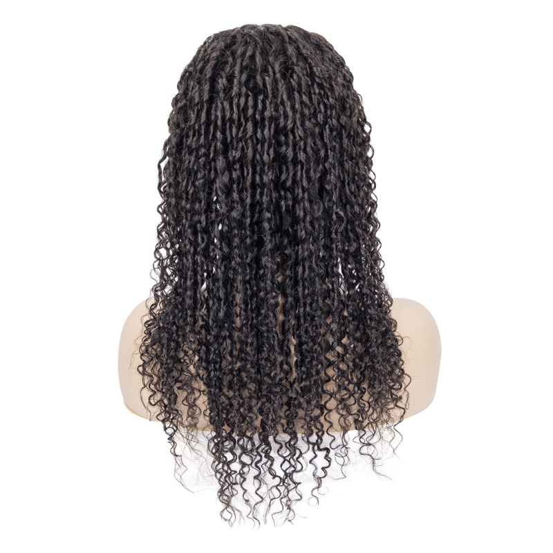 U part wig real hair wig natural black straight body loose deep water wig
