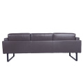 202 OTTO Dark Brown Leather Sofa