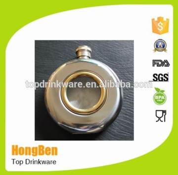 New Product 5oz Round Stainless Steel windows Hip flask for men