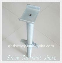 adjustable u-head screw used together with props to suppor the slab