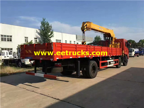 Dongfeng 6x2 12ton lori lililowekwa cranes