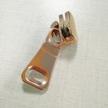 Rose Gold Popular Zip Slider for Handbag accessories