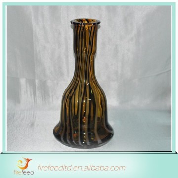 Newest Design High Quality Red Glass Hookah Vase