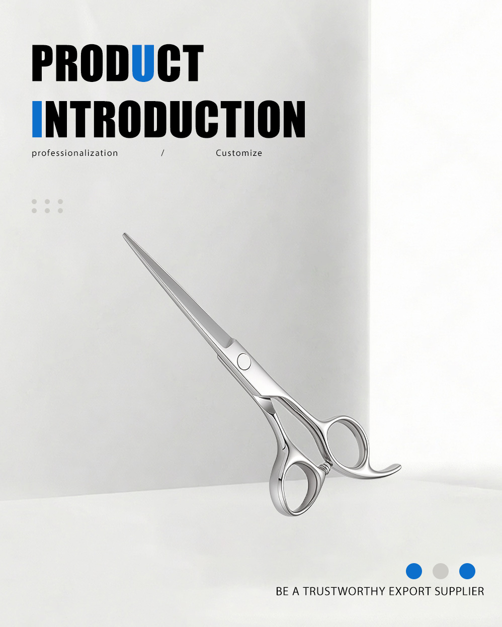 قیچی تخت با مواد معمولی (DSC6345) Flat Scissors with Ordinary Material (DSC6345)