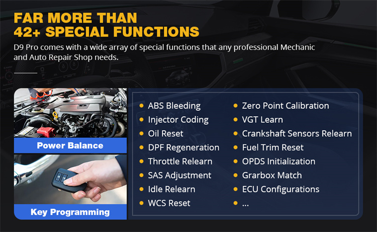 For Xtool D9pro Ecu Coding Diagnostic Tool Key Programming Doip/can Fd 30+ Service Functions Obd2 Automotive Scan Tools