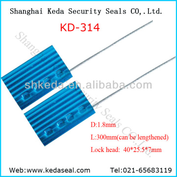 Multipurpose wire seals security cable seal KD-314 Double security Cable Seals