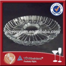 wholesale glass pie plate with five division