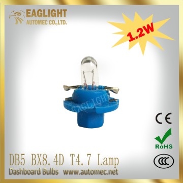 DB5 T4.7 Bulb BX8.4d DC12V 1.2W automotive dash light bulbs