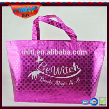 Colorful Metallic nonwoven bag for shopping bag