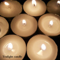 معبد استخدام 12G 14G الأبيض البسيطة Tealight شمعة