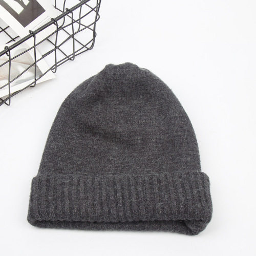 Gorro de punto gorro de invierno de lana hecho a mano para hombres