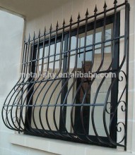 simple wrought iron window grills design