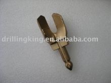 Carbide twin wing bit