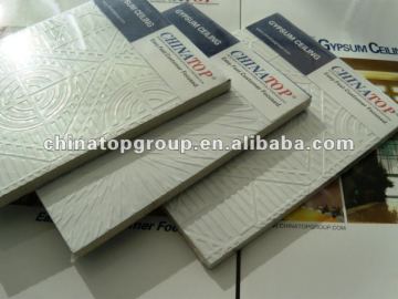 Gypsum ceiling, Perforated acoustic gypsum ceiling