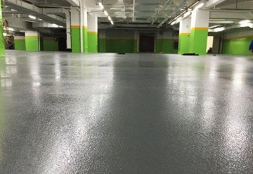 Silent microbead wear-resistant epoxy flat coating