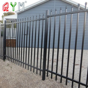 Metal Spear Top Picket Fence Steel Square Tube Picket Weld Fence