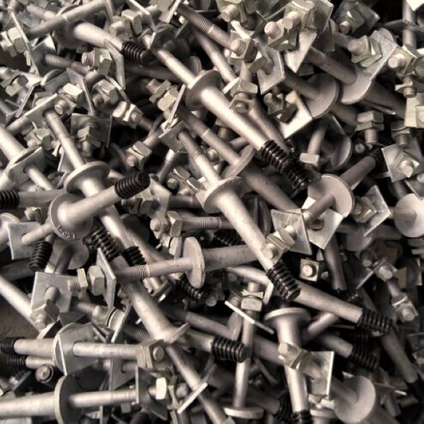 Hosszú szárú keresztkar szigetelő tű nylon fejjel