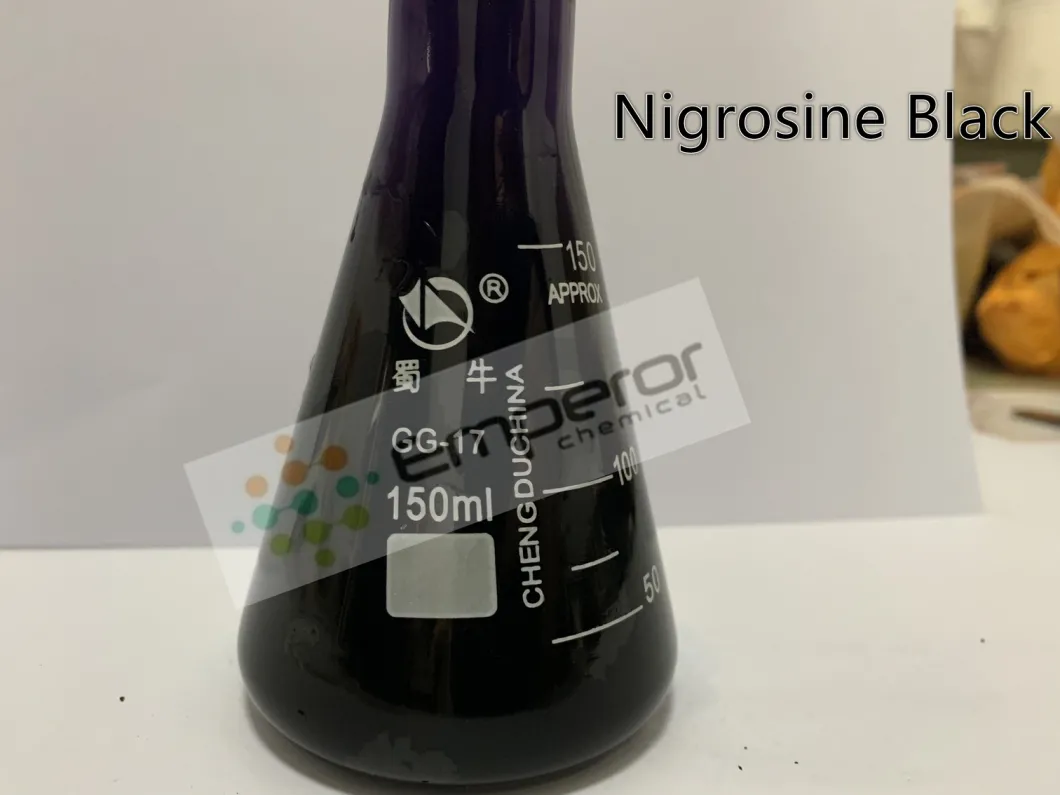 ISO Standard Nigrosine Black Cyrstal Ci Acid Black 2 Leather Wool Dyes