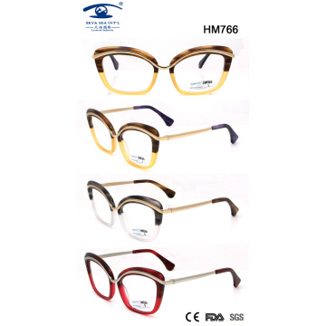 Mejor diseño de gafas de acetato para la venta al por mayor (hm766)