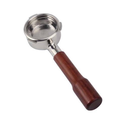 58mm Stainless Steel Portafilter With Wooden Handle