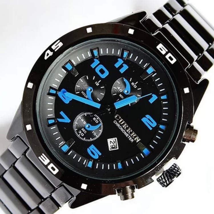 Sport Fashion Steel Quartz Watch Men 