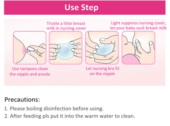 Breastfeeding Products Food Grade Silicone Nipple Protector Breast Shield