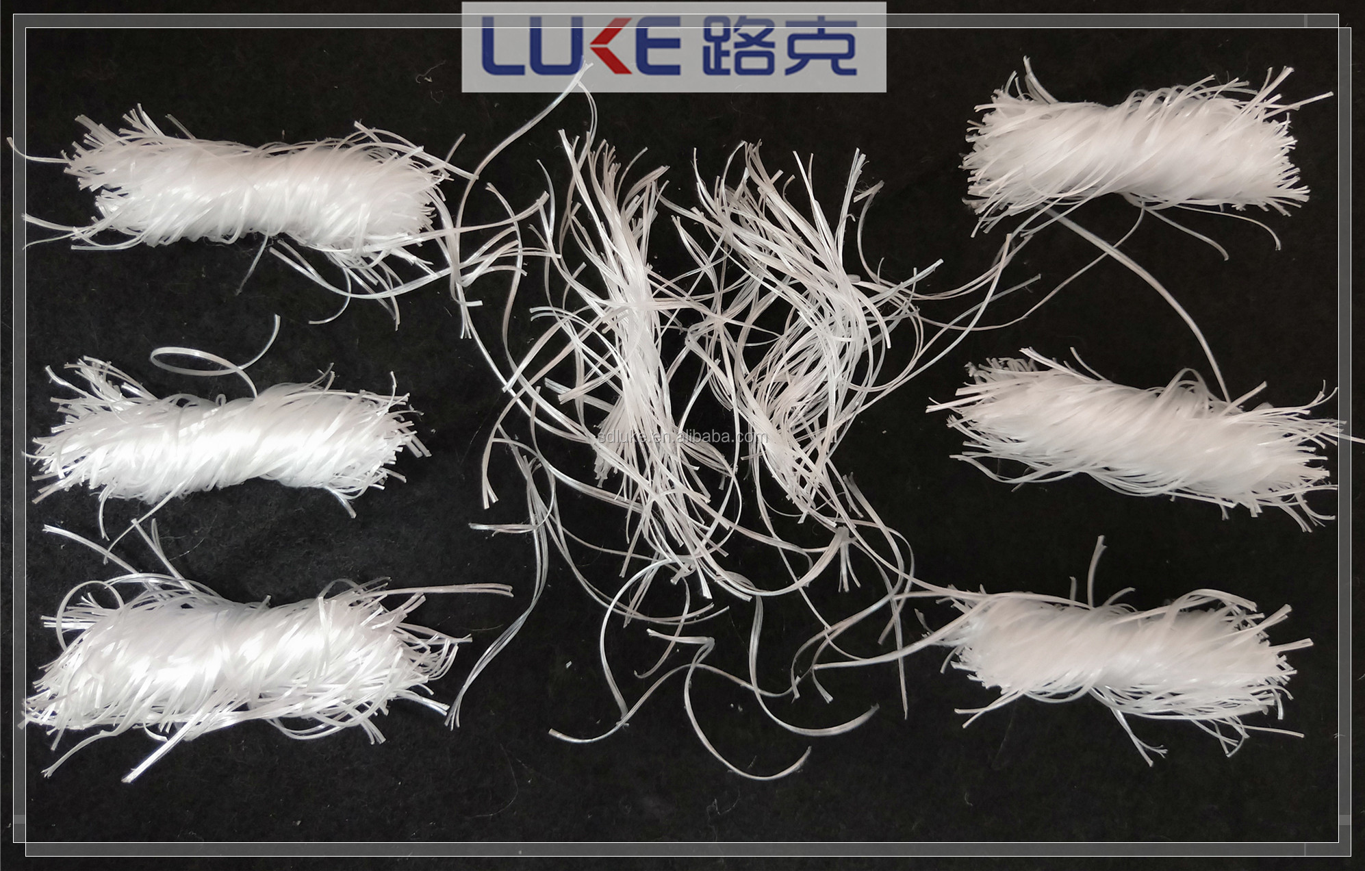 Polypropylene PP Stranded Fiber Reinforced Fiber, High Strength, Instead of Steel Fiber