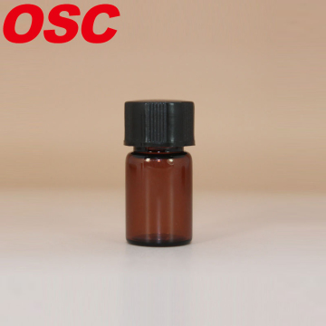 amber essential oil vial glass dram vial with reducer and screw cap