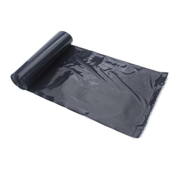 Черный полиэтиленовый пакет для мусора HDPE