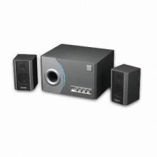 2.1CH Computer Speaker with 20W Woofer Output, Seperate Volume, Base, Treble, Balance Ajustment