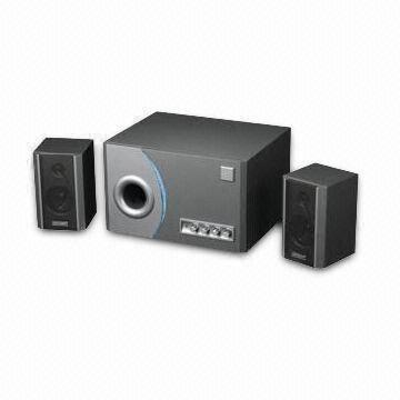 2.1CH Computer Speaker with 20W Woofer Output, Seperate Volume, Base, Treble, Balance Ajustment
