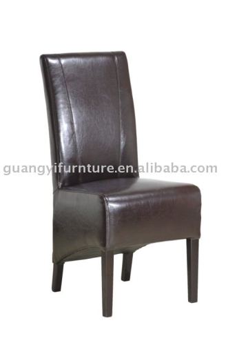 OAK WOOD,PVC/PU Dining Chair