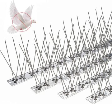 304 Stainless Steel Bird Spike Garden Fence and Wall Bird Repellent Device for Pigeons