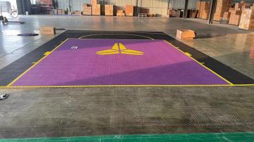 high quality plastic PP interlocking garage floor tile