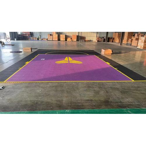 Zatwierdzenie FIBA ​​3x3 PP Plastic Sport Flooring Backyard Sport Court