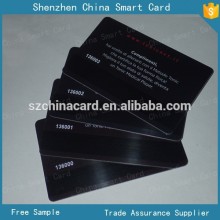 printing running number pvc card with magnetic strip