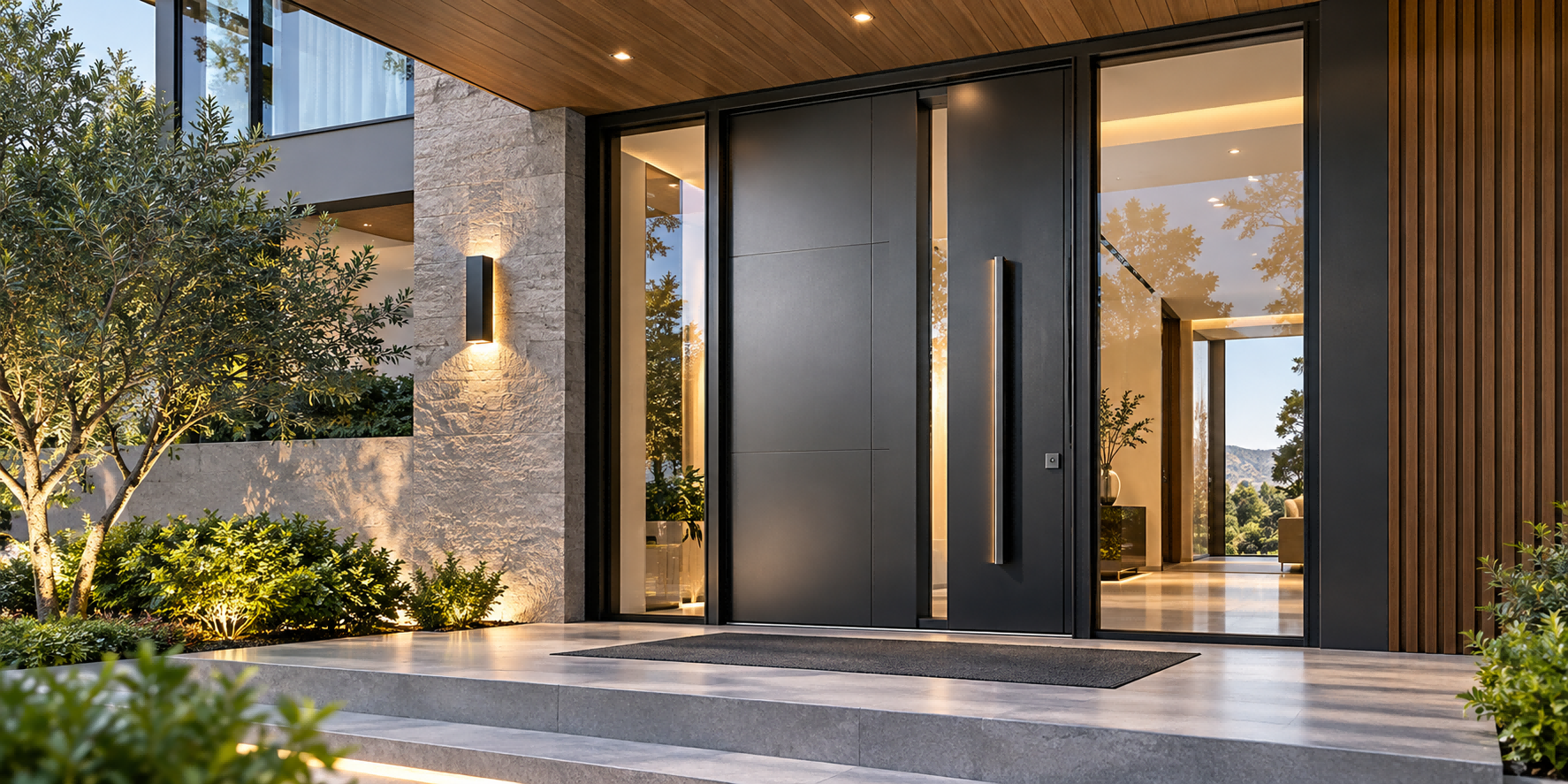 High quality aluminum entrance door for modern residential projects(1) High quality aluminum entrance door for modern residential projects(1)