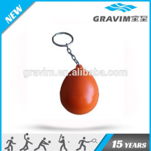 egg shape stress ball keychain,egg shape PU foam ball keychain,PU foam egg keychain