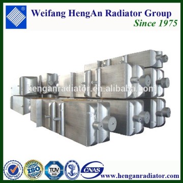 Heat exchanger for air separation plant radiator