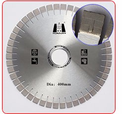 Hot Sale 400mm Arix Segments Diamond Saw Blade for Granite Cutting