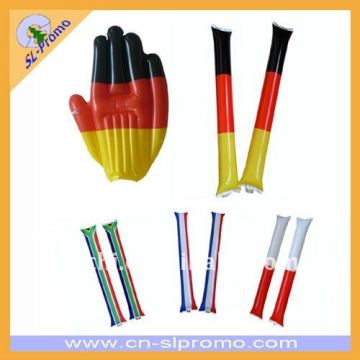 Promotional PE Inflatable Cheering Stick/Thunder stick/ bang bang