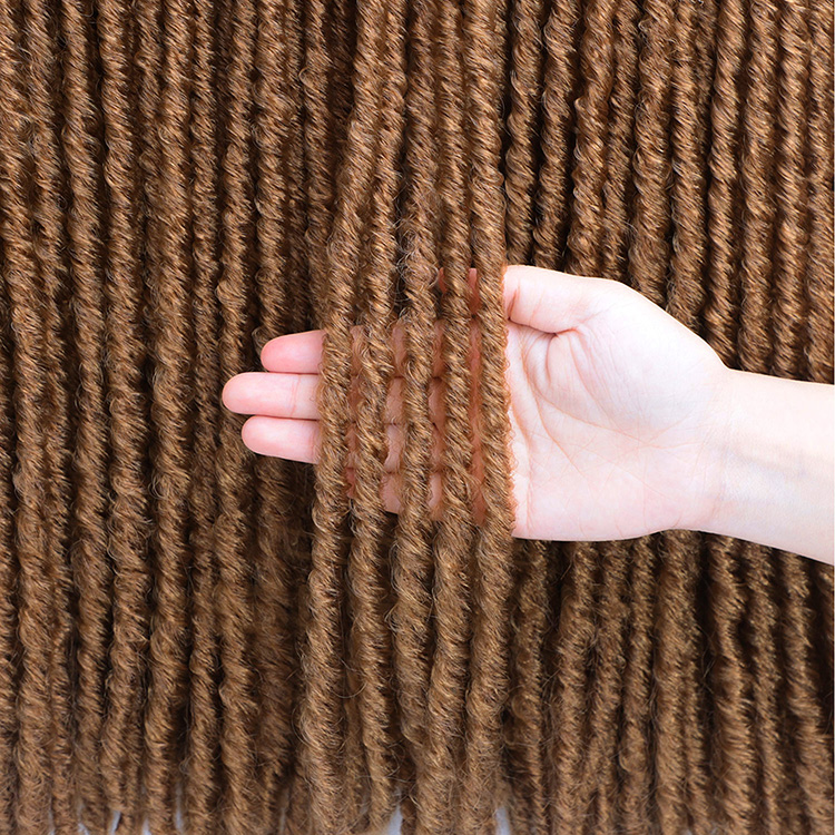 Aisi Hair 16 Inch Dreadlocks Crochet Braids Soft Goddess Faux Locs Crochet Hair Synthetic Braiding Hair 20 Inch Dreadlocks Braid