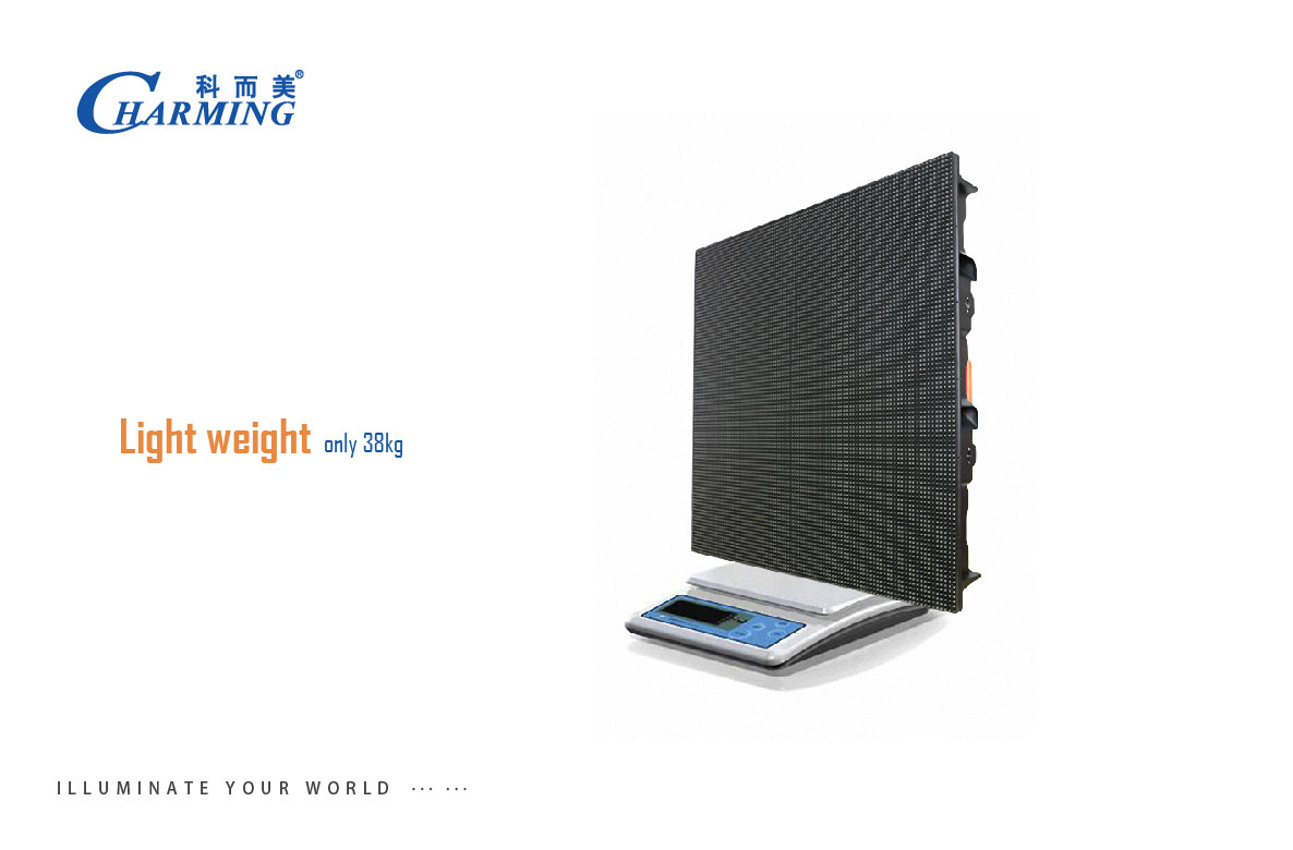 P8 outdoor led display 1920HZ IP65 waterproof for commercial advertising by charming manufacturer with 1280x640