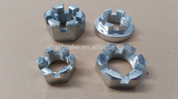 light trailer Axle spindle nut castle nut axle nut washer split pin