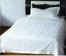 Hotel Bedding set, Satin stripe Fabric comforter set