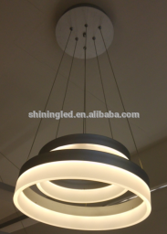 Decorative aluminiun & acrylic Led Circle Ring Light