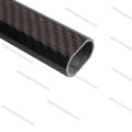 Ống hình bát giác bằng sợi carbon 30x30mm với kẹp nhôm